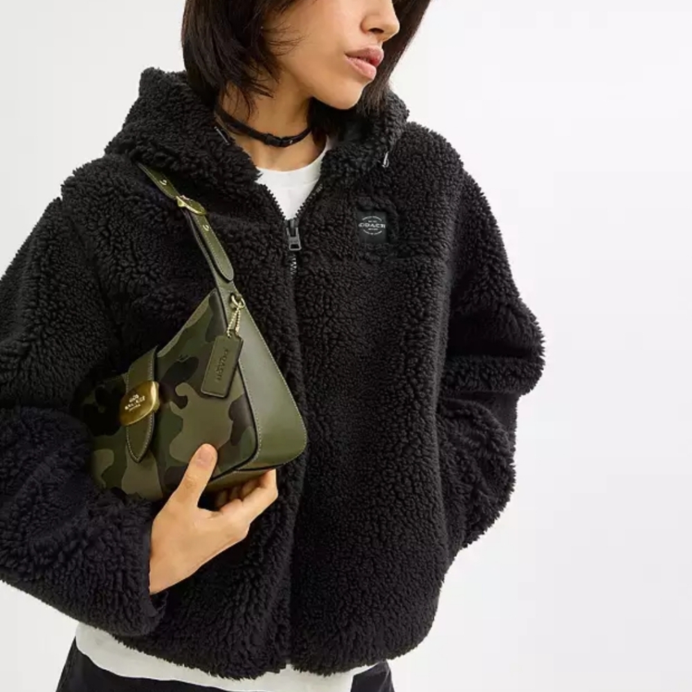 New! Eliza Shoulder Bag with Zipper Closure - Picture 4 of 4